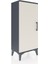 Arges Komodin 2 Raflı Tek Kapaklı 44X30X106 Antrasit-Aytaşı 2