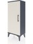 Arges Komodin 2 Raflı Tek Kapaklı 44X30X106 Antrasit-Aytaşı 3