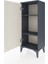 Arges Komodin 2 Raflı Tek Kapaklı 44X30X106 Antrasit-Aytaşı 4