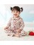 Çilek Baskılı Bebek Yenidogan Çocuk Kiz Erkek Pamuklu Oyali Pijama Takımı Hediyelik 1