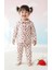 Çilek Baskılı Bebek Yenidogan Çocuk Kiz Erkek Pamuklu Oyali Pijama Takımı Hediyelik 2