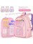 Kız Çocuk İlkokul Sırt Çantası Dayanıklı ve Geniş İç Hacim Pembe 38x28x13 cm 11
