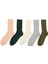 Basıc 5 Lı Skt-W 5pr Çok Renkli Kadın Soket Çorap 1
