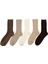 Basıc 5 Lı Skt-W 5pr Kahve Multı Kadın Soket Çorap 1