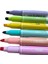 Silinebilir Fosforlu Kalem Seti, 6 Renk, Çift Uçlu Pastel Renkli Işaretleyici 4