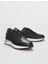 Siyah Erkek Deri Sneaker 28990 4