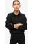 Siyah Kadın Standart Düz Sweatshirt W2012170A 2