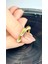 Zirkon Taşlı, Paslanmaz Çelik Yüzük 179, 19 Mm, Altın Rengi 2