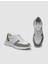 Beyaz-Yeşil Kadın Deri Sneaker 124656R 4