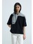 Siyah Nox Oversize Tişört 1
