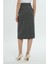 Fermuarlı Midi Kalem Etek 4