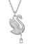5647546 Swarovski Kolye Iconic Swan:pend Long Pendant Whi/rhs 1