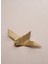 Origami Kuş Şeklinde Mat Pirinç Dekoratif Obje 11X7 cm 3