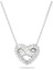 5647924 Swarovski Kolye Matrix:pend Hrt Woven Whi/rhs 1