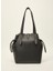 Siyah Kadın 22X28X16 cm Tote Çanta TBSS25FSB035 3
