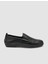 %100 Hakiki Deri Siyah Erkek Loafer 1
