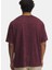 1389147-600-UA Hw Os Logo Wash Ss Bordo Bisiklet Normal Düz Erkek T-Shirt 2
