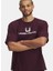 6005150-600-UA Hwt U Logo Ss Bordo Bisiklet Normal Baskılı Erkek T-Shirt 1
