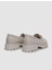 Bej Kadın Deri Loafer 29965 2