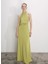 Juliette Uzun Jarse Elbise Yeşil 1