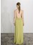 Juliette Uzun Jarse Elbise Yeşil 3