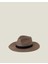 Chocolate Fedora Hasır Şapka 1