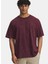 1389147-600-UA Hw Os Logo Wash Ss Bordo Bisiklet Normal Düz Erkek T-Shirt 1