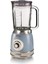 Vintage Buz Kırma Fonksiyonlu Smoothie Cam Blender Mavi 1