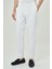 Erkek 4 Cep Spor Pantolon Beyaz PNS23Y23109_D01 2