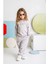 Kız Çocuk Nakışlı Sweatshirt - Gri 1