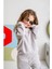 Kız Çocuk Nakışlı Sweatshirt - Gri 3
