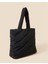 Recycled Nylon Quilted Shopper Black 3