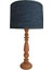 Boris Kahverengi Ahşap Abajur 1
