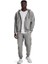Gri Erkek Sweatshirt 1379767-025 Ua Rival Fleece Fz Hood 3
