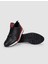 Siyah-Kırmızı Erkek Deri Sneaker 102551SC 4