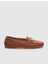 Hakiki Deri Taba Tokalı Kadın Loafer 1