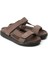 Erkek Terlik Ag- 23345-3 John May Nubuk Kahve 1