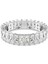 5693407 Swarovski Yüzük Matrıx:rıng Whıte/rhs 52 1