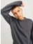 Koyu Gri Erkek Bisiklet Loose Fit Kazak 12261852_JORVESTERBRO Knıt Crew Nec 3