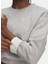 6007035-011-UA Rival Fleece Piped C Gri Kadın Crop Sweatshirt 3