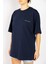Unisex - Tokyo Skyline Lacivert Oversize Tişört 2