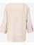 Yuvarlak Yaka Bej Kadın Bluz U68174 2