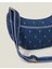 Polka Dot Denim Çapraz Çanta 4