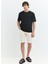 Rahat / Relax Fit Siyah Erkek T-Shirt 1