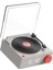 Retro Pikap Çalar Saat ve Bluetooth Hoparlör 1
