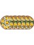 Amalfi Coast Collection Golden Fall Seramik 6'lı Tabak Seti 1