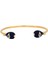 Evil Eye Midnight Blue Gold Torque Bangle Bileklik 1
