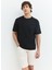 Rahat / Relax Fit Siyah Erkek T-Shirt 2