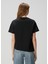 Anagram Siyah Asimetrik T-Shirt 4