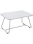 Sixties Low Beyaz Metal Alçak Bahçe Masası 1